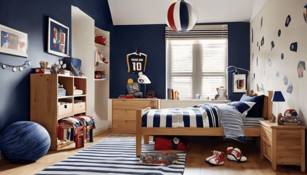 Housse de couette rugby enfant : amenagez une chambre sportive